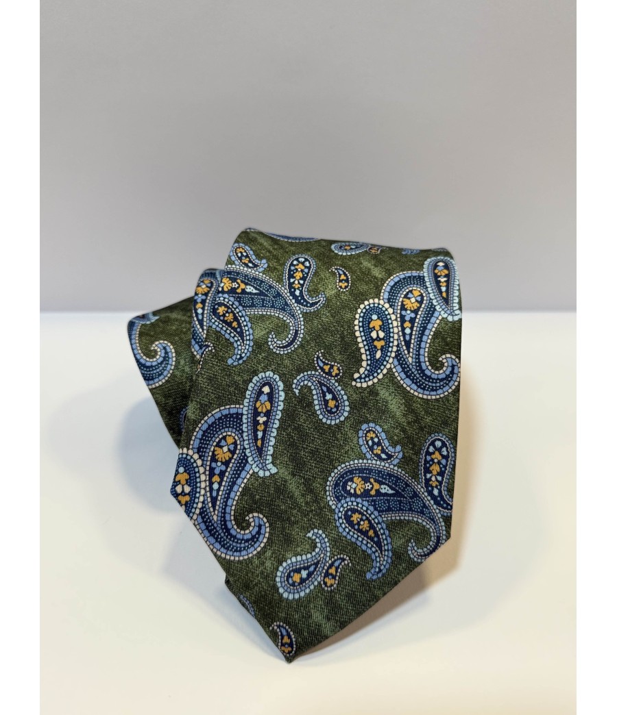 CORBATA VERDE CACHEMIRE