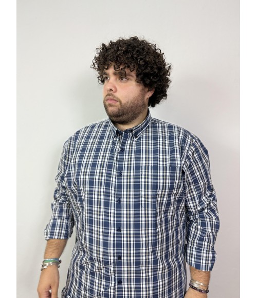 CAMISA MANGA LARGA ESTAMPADO CUADRO