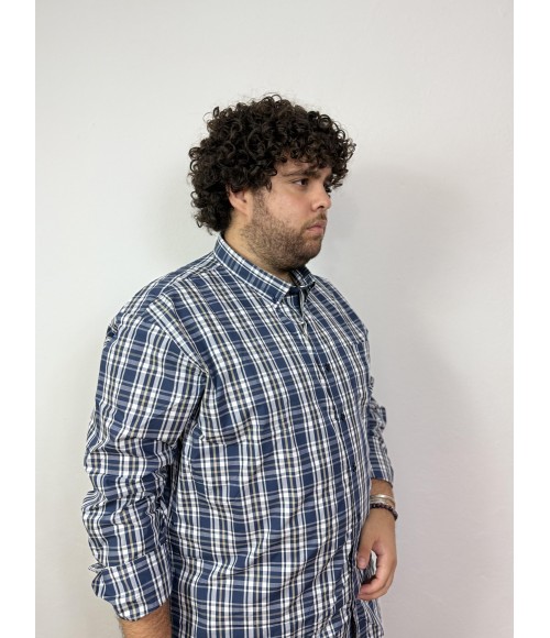 CAMISA MANGA LARGA ESTAMPADO CUADRO