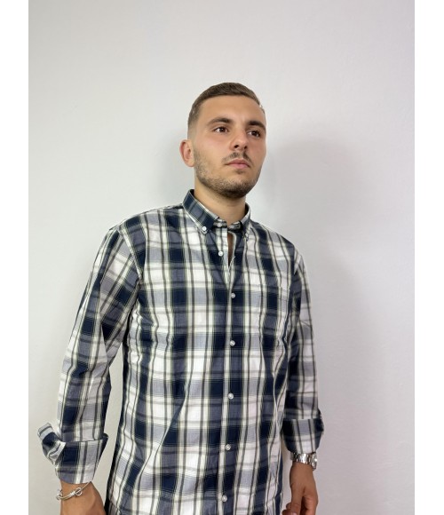 CAMISA MANGA LARGA ESTAMPADO CUADRO