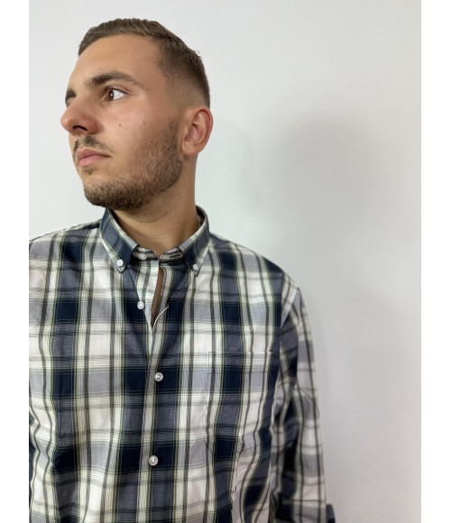 CAMISA MANGA LARGA ESTAMPADO CUADRO