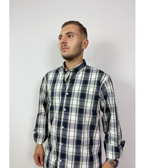 CAMISA MANGA LARGA ESTAMPADO CUADRO