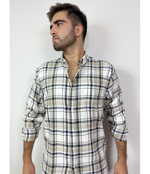 CAMISA MANGA LARGA CUADRO VILLELA