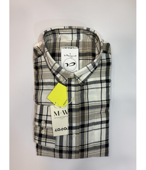 CAMISA MANGA LARGA CUADRO VILLELA