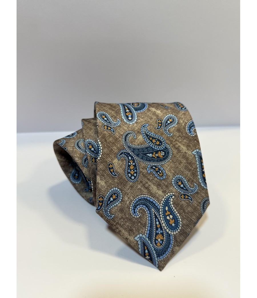 CORBATA CACHEMIRE MOCA