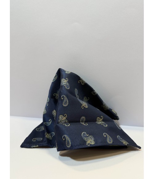 PAÑUELO AZUL MARINO CACHIMIRE