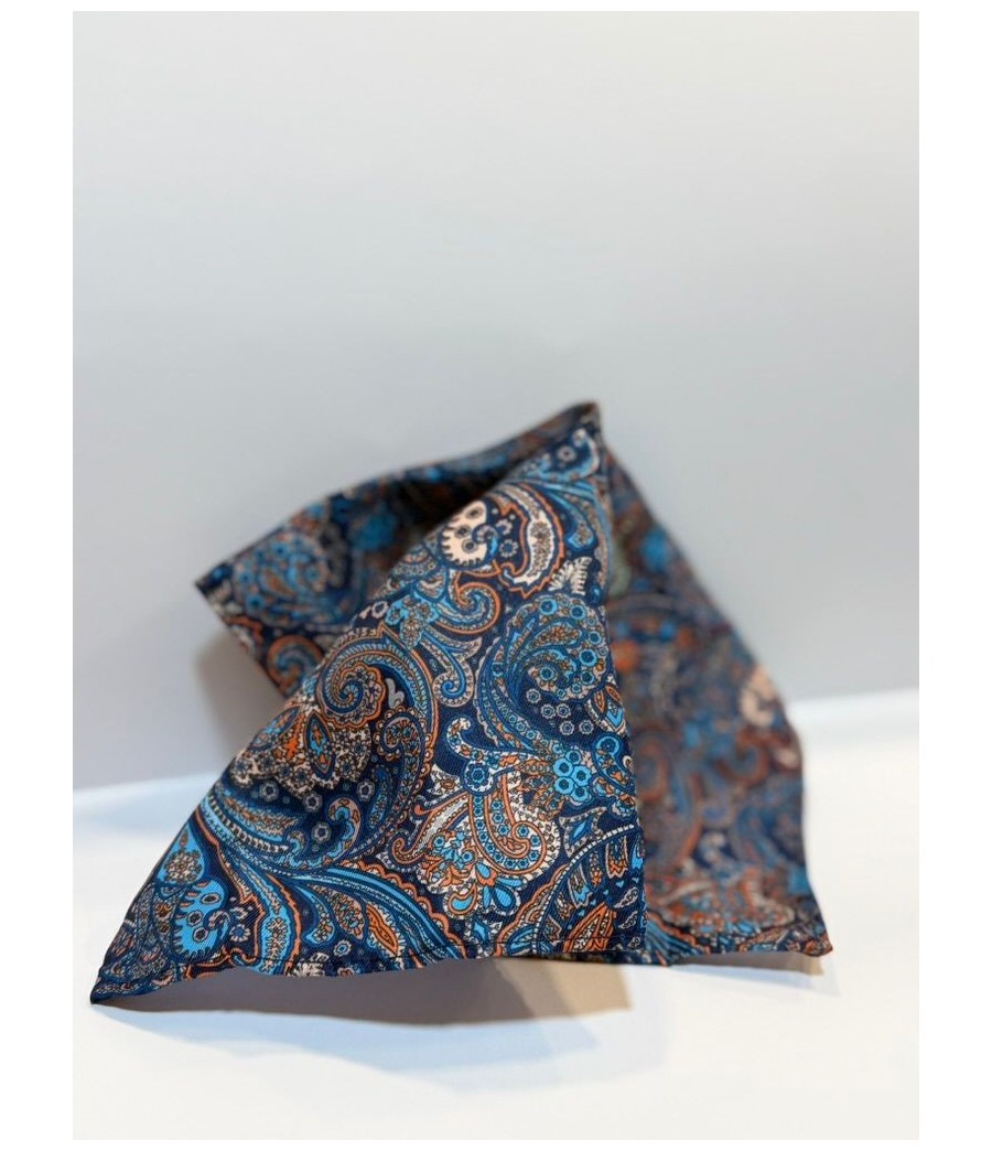 PAÑUELO CACHEMIR NARANJA