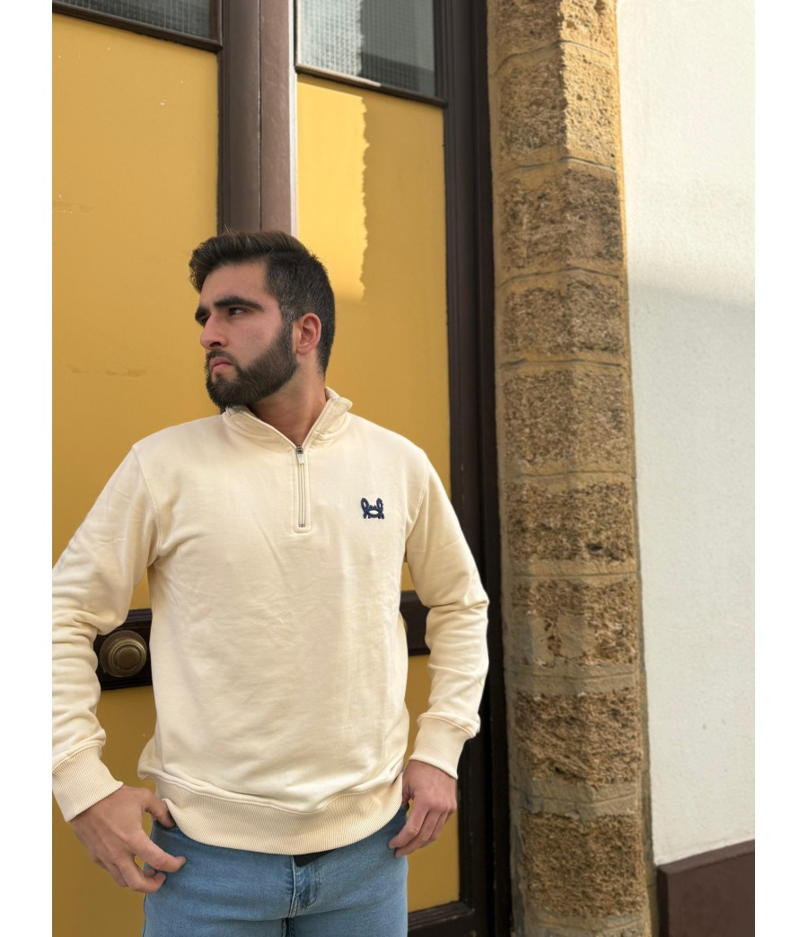 SUDADERA PRIMAVERA CREMA