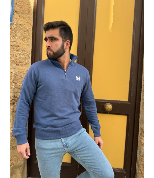 SUDADERA PRIMAVERA AZUL