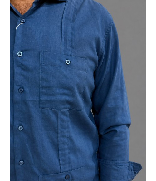 GUAYABERA AZUL