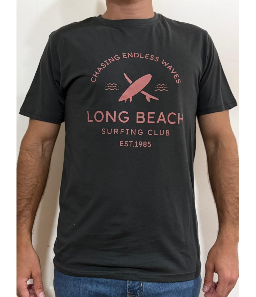 CAMISETA  ROSA LONG BEACH