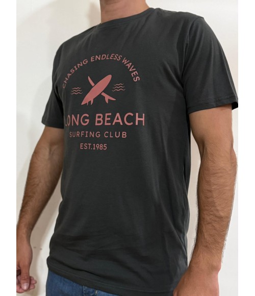 CAMISETA  ROSA LONG BEACH
