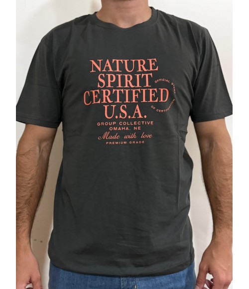 CAMISETA NEGRA NATURE SPIRIT
