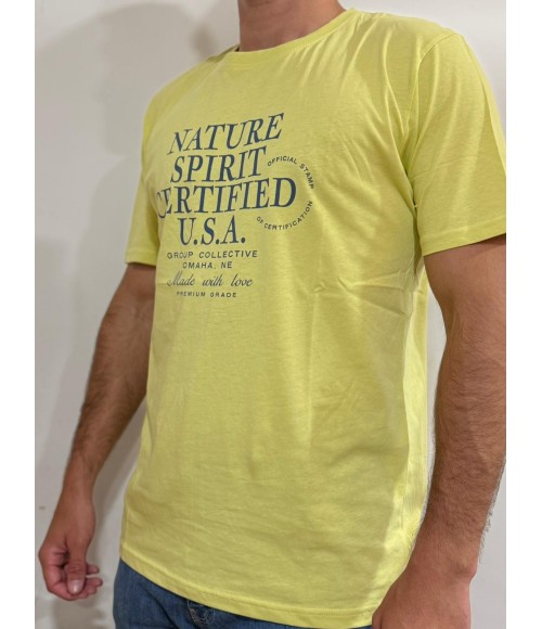 CAMISETA AMARILLA NATURE SPIRIT