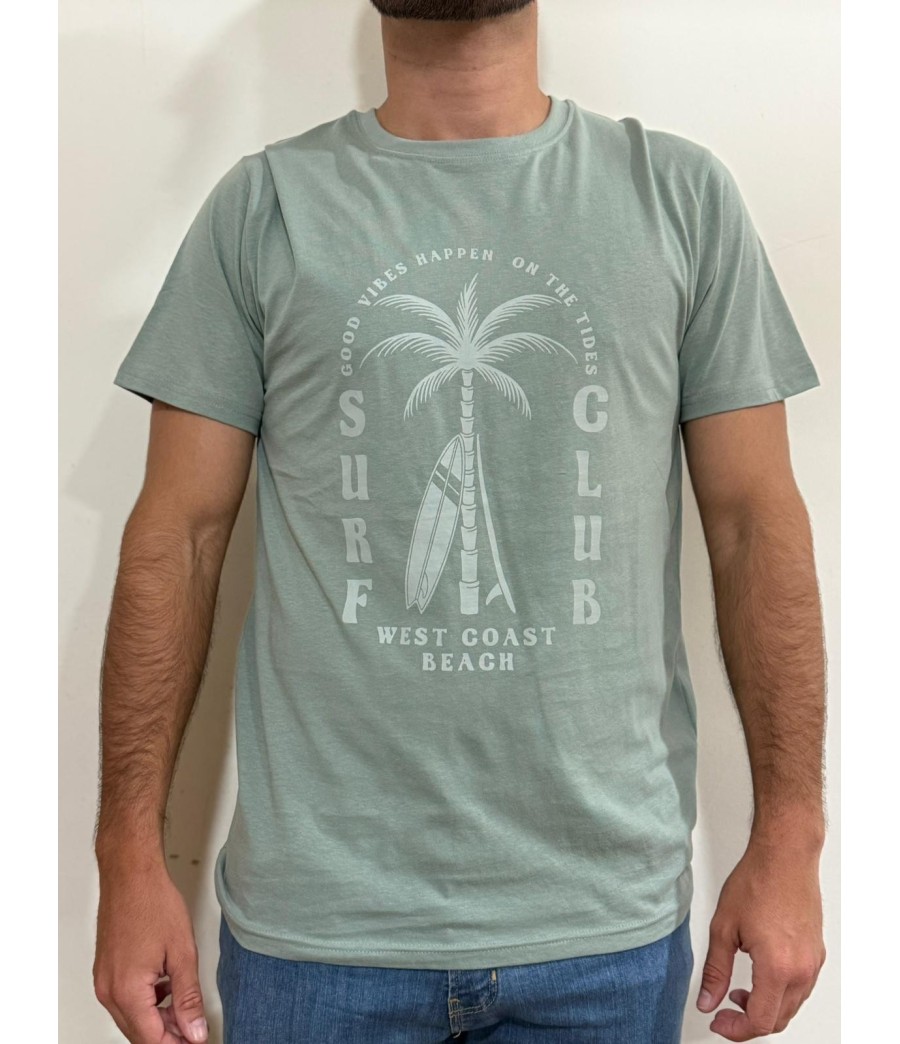 CAMISETA VERDE CLUB SURF