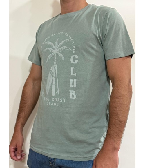 CAMISETA VERDE CLUB SURF