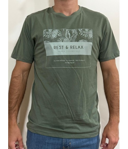 CAMISETA VERDE REST & RELAX