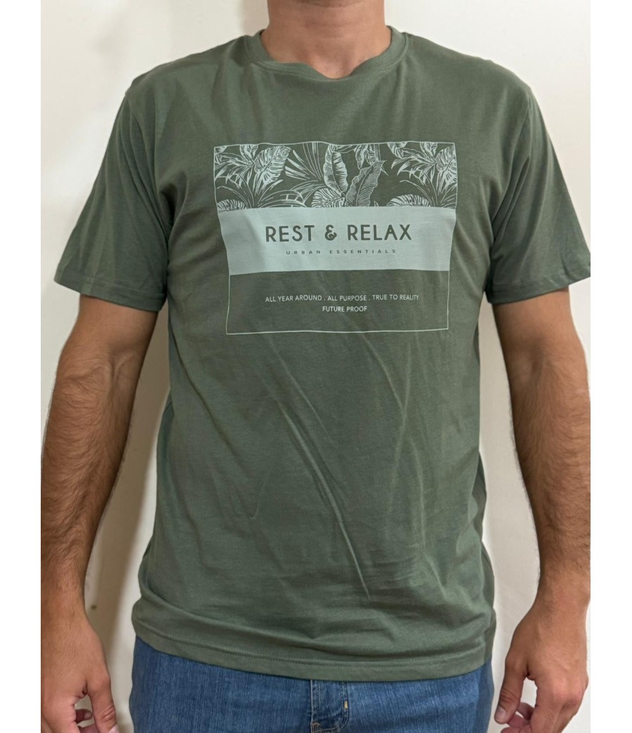 CAMISETA VERDE REST & RELAX