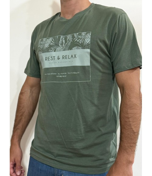 CAMISETA VERDE REST & RELAX