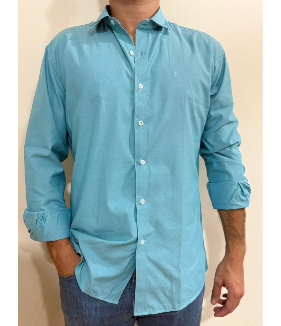 CAMISA CELESTE OXFORD PINPOINT