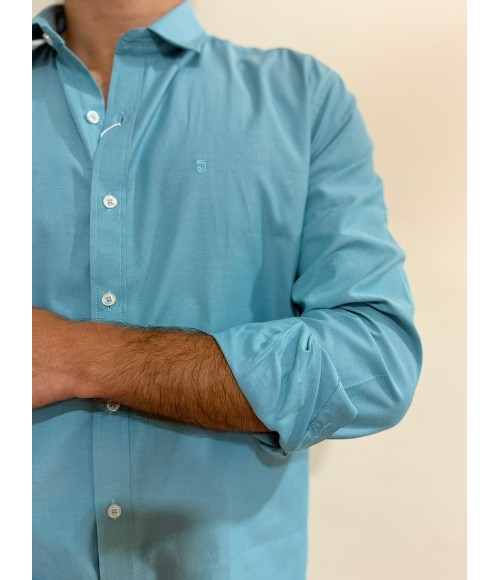 CAMISA CELESTE OXFORD PINPOINT