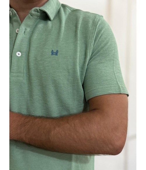 POLO TEJIDO TOALLA - CUSTI VERDE